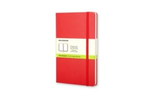 Large Plain Hardcover Notebook Red