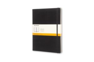 Black Extra Large Ruled HB Notebook