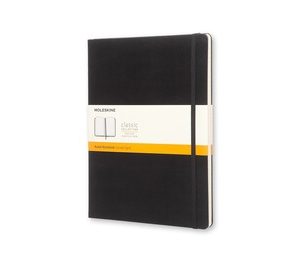 Black Extra Large Ruled HB Notebook