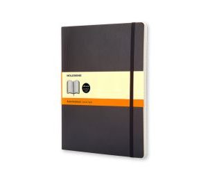 Soft Extra Large Ruled Notebook Black