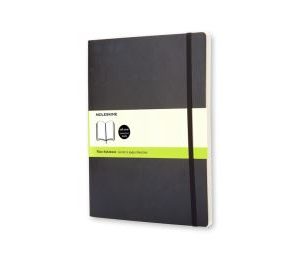Black Extra Large Plain PB Notebook